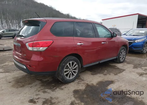 2014 Nissan Pathfinder S z USA, uszkodzony, nr VIN 5N1AR2MM4EC695586